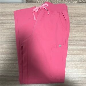 Figs Limited Edition HW Yola Scrub Pants in F*ing Pink. Size Small Tall. NWT.